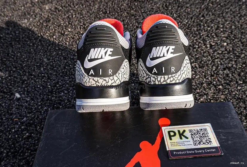 Cement Retro SHIP TO PK Jordan GOD READY Air 3 RETAIL MATERIALS Black 0517